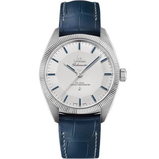 Omega Constellation Globemaster 39 mm, platino con pulsera de piel 130.93.39.21.99.001