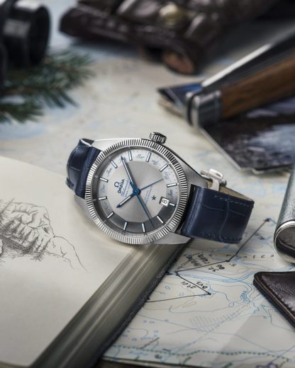 Omega Constellation Globemaster 41 mm, acero con pulsera de piel 130.33.41.22.06.001 - Imagen 4