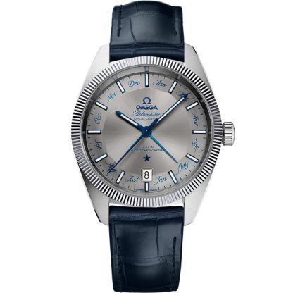 Omega Constellation Globemaster 41 mm, acero con pulsera de piel 130.33.41.22.06.001