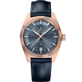 Omega Constellation Globemaster 41 mm, oro Sedna™ con pulsera de piel 130.53.41.22.03.001
