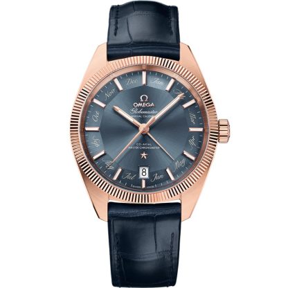 Omega Constellation Globemaster 41 mm, oro Sedna™ con pulsera de piel 130.53.41.22.03.001