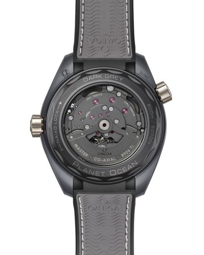 Omega Dark Grey Seamaster Planet Ocean 600M 45,5 mm, cerámica gris con pulsera de caucho 215.92.46.22.99.002 - Imagen 2