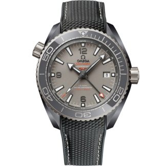 Omega Dark Grey Seamaster Planet Ocean 600M 45,5 mm, cerámica gris con pulsera de caucho 215.92.46.22.99.002