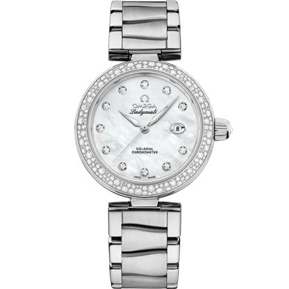 Omega De Ville Ladymatic 34 mm, acero con acero 425.35.34.20.55.002