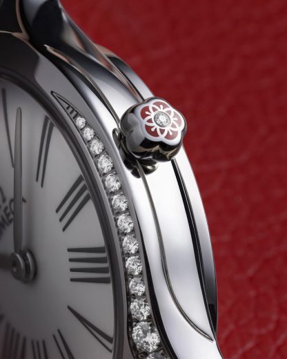 Omega De Ville Mini Trésor 26 mm, acero con aligátor 428.18.26.60.04.001 - Imagen 4