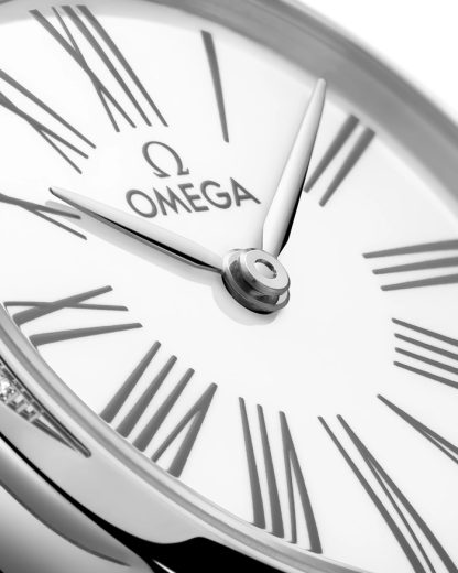 Omega De Ville Mini Trésor 26 mm, acero con toile de jouy 428.17.26.60.04.002 - Imagen 3