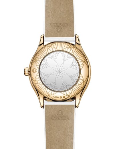 Omega De Ville Mini Trésor 26 mm, oro Moonshine™ con aligátor 428.58.26.60.04.001 - Imagen 2
