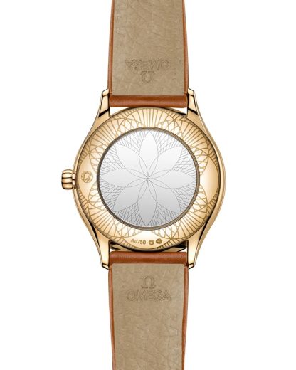 Omega De Ville Mini Trésor 26 mm, oro Moonshine™ con pulsera de piel 428.57.26.60.04.004 - Imagen 2