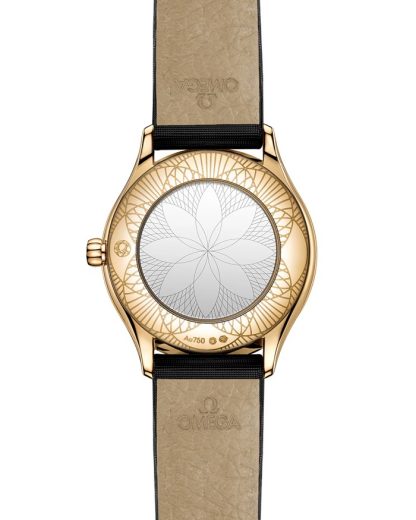 Omega De Ville Mini Trésor 26 mm, oro Moonshine™ con pulsera de tela 428.57.26.60.99.001 - Imagen 2