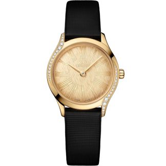 Omega De Ville Mini Trésor 26 mm, oro Moonshine™ con pulsera de tela 428.57.26.60.99.001