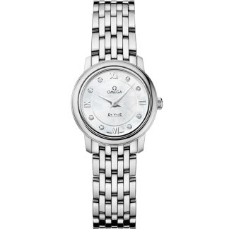 Omega De Ville Prestige 24,4 mm, acero con acero 424.10.24.60.55.001