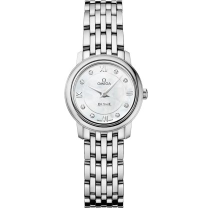Omega De Ville Prestige 24,4 mm, acero con acero 424.10.24.60.55.001