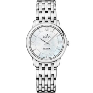 Omega De Ville Prestige 27,4 mm, acero con acero 424.10.27.60.05.001