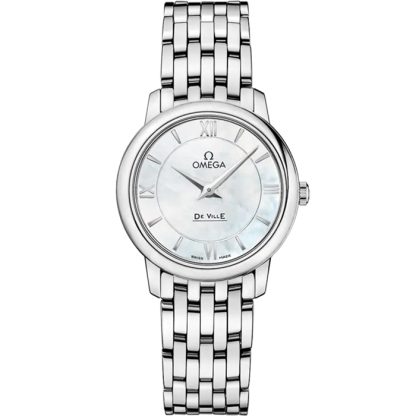 Omega De Ville Prestige 27,4 mm, acero con acero 424.10.27.60.05.001