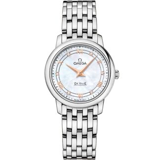 Omega De Ville Prestige 27,4 mm, acero con acero 424.10.27.60.55.001