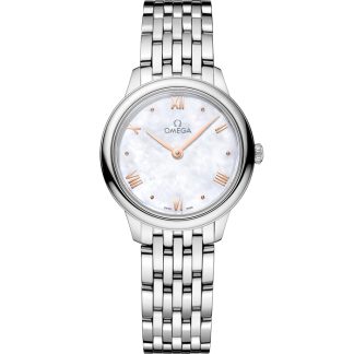 Omega De Ville Prestige 27,5 mm, acero con acero 434.10.28.60.05.001