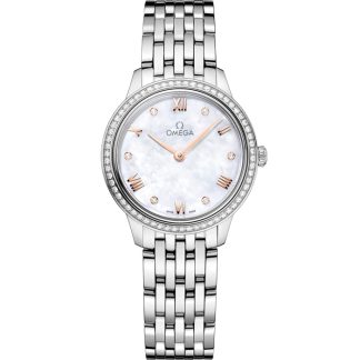 Omega De Ville Prestige 27,5 mm, acero con acero 434.15.28.60.55.001