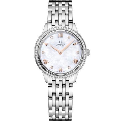 Omega De Ville Prestige 27,5 mm, acero con acero 434.15.28.60.55.001