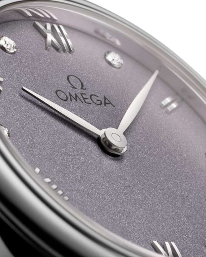 Omega De Ville Prestige 27,5 mm, acero con pulsera de piel 434.13.28.60.53.001 - Imagen 3