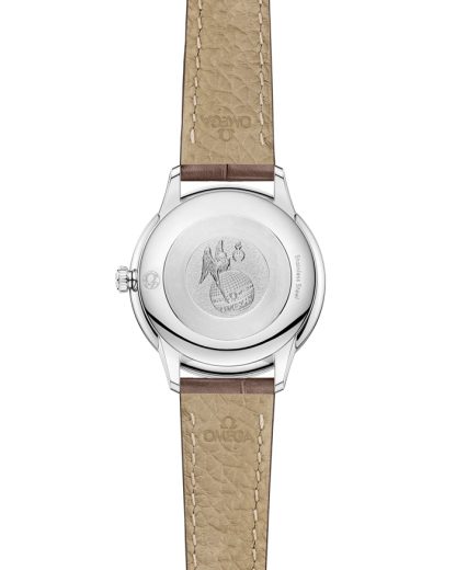 Omega De Ville Prestige 27,5 mm, acero con pulsera de piel 434.13.28.60.55.001 - Imagen 2