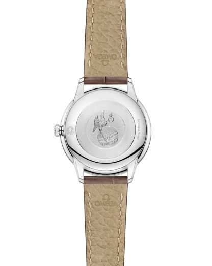 Omega De Ville Prestige 27,5 mm, acero con pulsera de piel 434.13.28.60.59.001 - Imagen 2