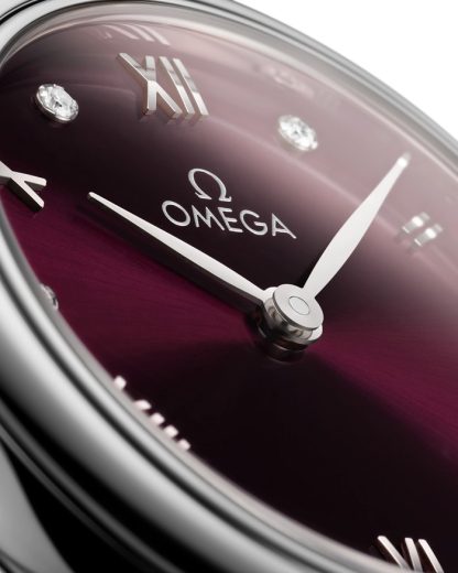 Omega De Ville Prestige 27,5 mm, acero con pulsera de piel 434.13.28.60.61.001 - Imagen 4