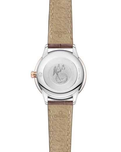 Omega De Ville Prestige 27,5 mm, acero - oro Sedna™ con pulsera de piel 434.23.28.60.59.001 - Imagen 2