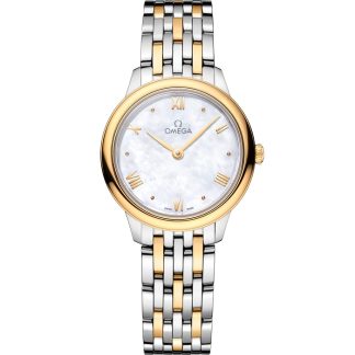 Omega De Ville Prestige 27,5 mm, acero - oro amarillo con acero - oro amarillo 434.20.28.60.05.001