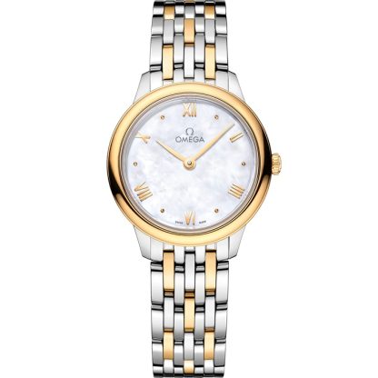 Omega De Ville Prestige 27,5 mm, acero - oro amarillo con acero - oro amarillo 434.20.28.60.05.001