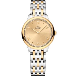 Omega De Ville Prestige 27,5 mm, acero - oro amarillo con acero - oro amarillo 434.20.28.60.08.001
