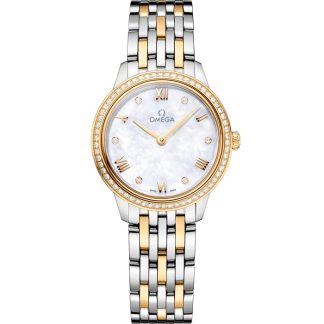 Omega De Ville Prestige 27,5 mm, acero - oro amarillo con acero - oro amarillo 434.25.28.60.55.001