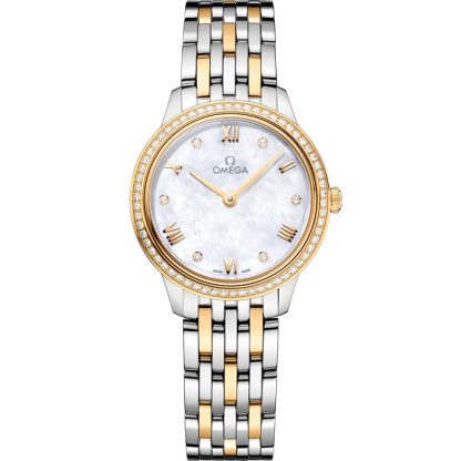 Omega De Ville Prestige 27,5 mm, acero - oro amarillo con acero - oro amarillo 434.25.28.60.55.001