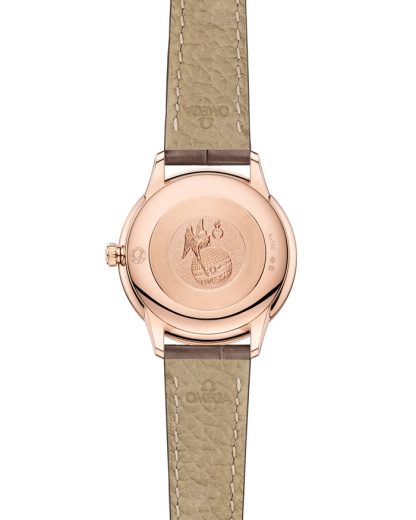 Omega De Ville Prestige 27,5 mm, oro Sedna™ con pulsera de piel 434.53.28.60.55.001 - Imagen 2