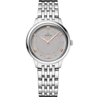 Omega De Ville Prestige 30 mm, acero con acero 434.10.30.60.06.001