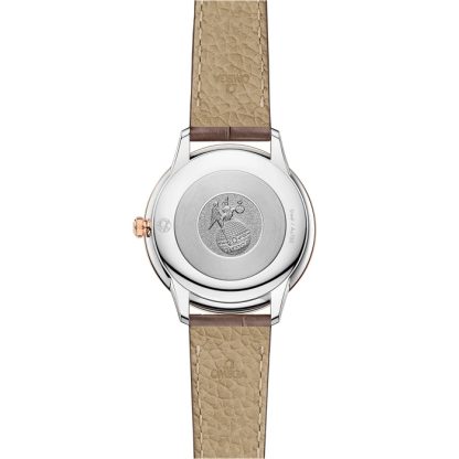 Omega De Ville Prestige 30 mm, acero - oro Sedna™ con pulsera de piel 434.23.30.60.52.001 - Imagen 2