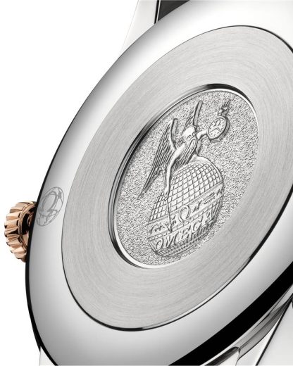 Omega De Ville Prestige 30 mm, acero - oro Sedna™ con pulsera de piel 434.23.30.60.55.001 - Imagen 3