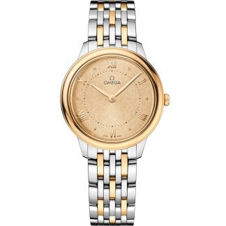 Omega De Ville Prestige 30 mm, acero - oro amarillo con acero - oro amarillo 434.20.30.60.08.001