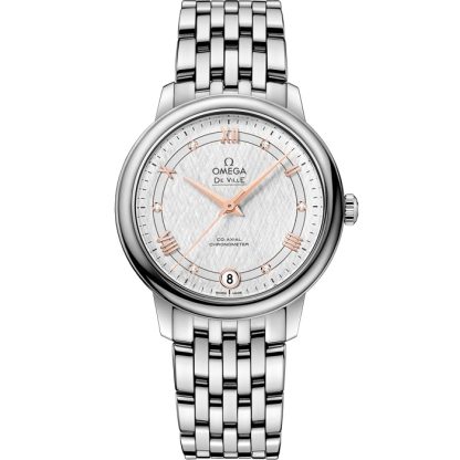Omega De Ville Prestige 32,7 mm, acero con acero 424.10.33.20.52.001
