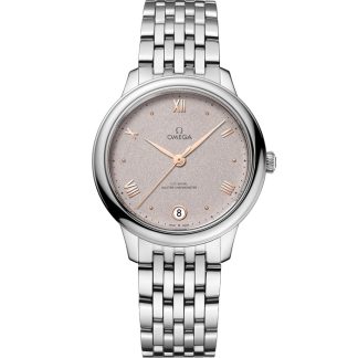 Omega De Ville Prestige 34 mm, acero con acero 434.10.34.20.02.002