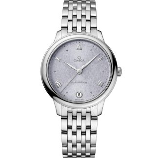 Omega De Ville Prestige 34 mm, acero con acero 434.10.34.20.03.001