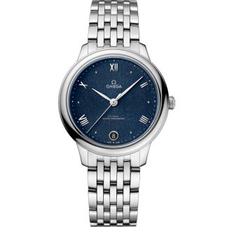 Omega De Ville Prestige 34 mm, acero con acero 434.10.34.20.03.002