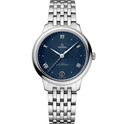 Omega De Ville Prestige 34 mm, acero con acero 434.10.34.20.03.002