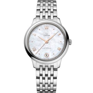 Omega De Ville Prestige 34 mm, acero con acero 434.10.34.20.05.001