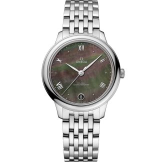 Omega De Ville Prestige 34 mm, acero con acero 434.10.34.20.07.001