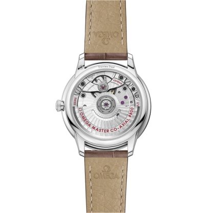 Omega De Ville Prestige 34 mm, acero con pulsera de piel 434.13.34.20.52.002 - Imagen 2