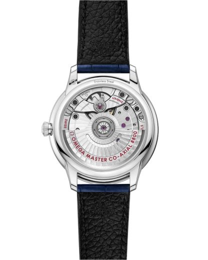 Omega De Ville Prestige 34 mm, acero con pulsera de piel 434.13.34.20.53.001 - Imagen 2