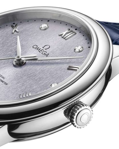 Omega De Ville Prestige 34 mm, acero con pulsera de piel 434.13.34.20.53.001 - Imagen 3