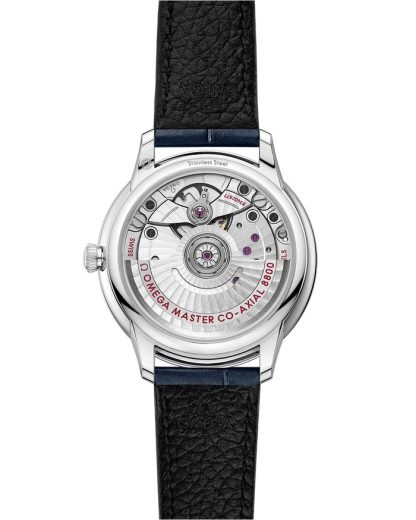 Omega De Ville Prestige 34 mm, acero con pulsera de piel 434.13.34.20.53.002 - Imagen 2