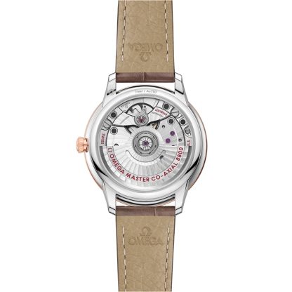 Omega De Ville Prestige 34 mm, acero - oro Sedna™ con pulsera de piel 434.23.34.20.52.001 - Imagen 2