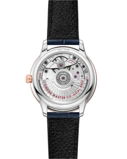 Omega De Ville Prestige 34 mm, acero - oro Sedna™ con pulsera de piel 434.23.34.20.53.001 - Imagen 2